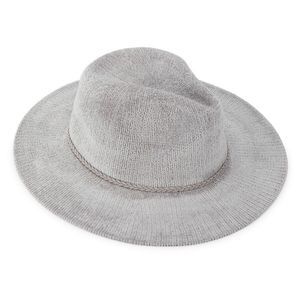 NINE WEST A Timeless Classic Grey Fedora Hat
